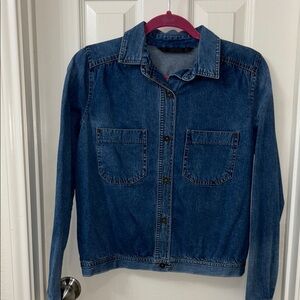 Zara Women's Blue Jean Jacket